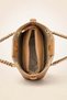 Women's Chain Handle Hand and Shoulder Bag with Teddy Bear Charm Detail, Modern Stylish Design 27218 - 3