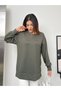 Women's Basic Oversize Tunic Sweatshirt - 4