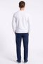 6160 Men's Long Sleeve Tracksuit Set-White - 3