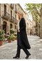 Women's Winter Long Knitted Cardigan with Pockets