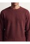 Özmarka New Season Brown Crew Neck Men's Thick Sweatshirt - 3