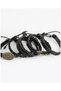 Vegvi̇si̇r and Axe Antique Yellow Figure 5-Piece Genuine Leather Bracelet Real Leather Bracelet Men's Bracelet - 3