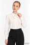 Long Sleeve Regular Shirt with Collar and Tieable Cuffs - 4