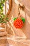Decorative Scented Soap & Peel-Off Effective Hangable Decorative Bath Soap & Orange Jasmine Shaped Solid Soap 10.5X9.5 cm