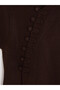 Peak New Season Brown Chinese-Buttoned Women's Knit Sweater - 7