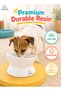 2-in-1 Reversible Elevated Pet Bowl, Slow Feeder & Regular Feeding Bowl, Anti-Vomiting Raised Food and Water Bowl for Cats & Small Dogs, Easy to Clean, White, 15.8x10cm - 4