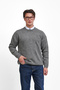 Wool Blend Crew Neck Sweater with Text Detail - 3