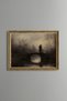 Couple on the Stone Bridge - Vintage Patterned Painting - Fine Model