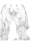 Christmas Ornament Lighted Angel Nativity Decor Transparent 10.2X17.9 Cm. - 2