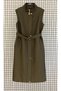 Trendy Belt Detailed Zippered Patterned Full Fit Vest - 2
