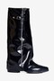 Women's Boots Zippered Short Heeled Kassel Black