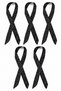 5-Piece Black and White Polka Dot Satin Scarf Set - April 23Rd and October 29Th Performance, School, Choir Neck and Hair Scarf