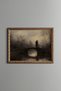 Couple on the Stone Bridge - Vintage Patterned Painting - Fine Model