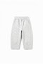 Unisex Barrel Balloon Stretchy Waist Tie-Up Oversize Sweatpants