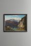 Alpssee Lake Near Hohenschwangau - Vintage Patterned Painting - Fine Model