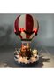 Christmas Ornament Decoration Balloon Illuminated Musical Animated Red-White 18X32,5 Cm. - 4
