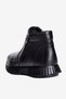Women's Genuine Leather Boots with Zipper and Thick Sole Toren Black - 5