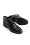 Men's Genuine Leather Black Zippered Fur Boots – Stylish, Elegant, and Modern Design - 5