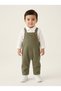 Baby Boy Shirt and Salopet Set with Snap Fasteners, Double Combination - 4