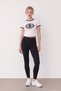 Lace Detailed Women's T-Shirt Tsh02766 Ecru - 3