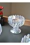6 Pieces Hologram Snack Bowl 205 ml Colorful Stylish Presentation Bowl with Stand Breakfast Bowl - 3