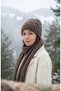 Women's Resam Beret Scarf Set of 2 Knitted Patterned Soft Textured Winter Wear - 6