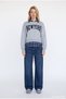 Women's Sweatshirt Swt02490 Gray Melange - 2