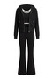 Cardigan Spanish Style Suit-Black Black