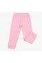 Girl's 100% Cotton Pink Color Twill Fabric Collared Buttoned Long Sleeve Winter Basic Pajama Set - 6