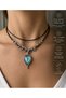 Steel Labradorite Natural Stone Special Design Necklace (Choker)