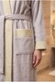 Serenity |   Kimono Premium Women's and Men's Bathrobes |   100% Cotton, Patterned, 1300Gr |   High Gram Weight, Fast Drying, and High Water Absorption - 4
