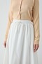 Ribbed Skirt Ecru - 7