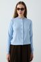 Gökçe Buttoned Cardigan Baby Blue