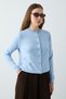 Gökçe Buttoned Cardigan Baby Blue - 2