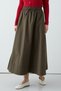 Ribbed Skirt Khaki - 5