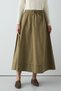 Ribbed Skirt Light Khaki - 3