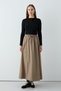 Ribbed Skirt Toprak - 2