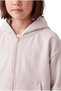 Girl's hooded kangaroo pocket zip-up sweatshirt - 4