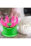 3 Pcs Steamed Bun Making Mold Set, Flower Shape Baozi Bun Mould, Manual Dough Shaping Tool, Reusable PP Plastic Dumpling and Stuffed Bun Maker for Home Kitchen