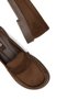 Women's Brown Suede Flat Sole Loafer Ballet Flats & Daily Casual Shoes - 5