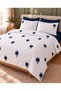 Fortuna Yonca Punch Embroidered 100% Cotton Double Duvet Cover Set 6 Pieces