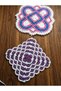 Hand Knitted Dowry Soap Dish Bath Washcloth Set - 2 Piece Gift Bath Washcloth Set - 4