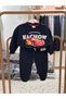 Boy's Crew Neck 2 Thread Seasonal Sweatshirt Tracksuit Set