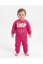 Baby Embroidered Baby Girl Set 3 Threaded 100% Cotton 6-9 Months 9-12 Months 12-18 Months 18-24 Months Top and Bottom 2-Piece Baby Girl Set Winter Baby Set Girl's Sweater Pajamas - 2