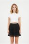 Women's Lace Detailed Layered Ruffled Waist Elastic Stretch Fabric Stylish Summer Casual Model Skirt
