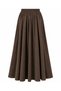 Standard Size Elastic Waist Poplin Fabric Skirt - 2