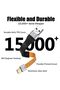 كابل USB C قصير 5.3 بوصة، كابل شحن سريع USB A إلى USB C بقوة 60 واط، يدعم مزامنة البيانات بسرعة 10 جيجابت في الثانية، 3 أمبير سريع الشحن - 5