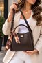 Women's Stylish Crossbody Hand and Shoulder Bag with Scarf Detail and 4 Compartments