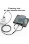 كابل USB-A إلى USB-C و Lightning و Micro USB مجدول 3 في 1، أسود اللون - 2