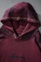 Erkek Bordo Redemption Patch Oversize Hoodie - 6